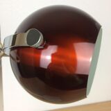 Lampe space age eyeball années 70, rouge