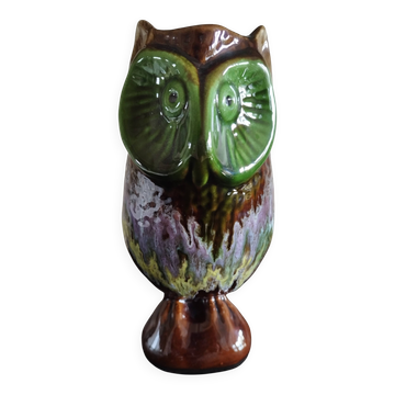 Ceramic owl pitcher from Vallauris