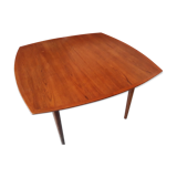 Scandinavian square table teak Henry Walter Klein