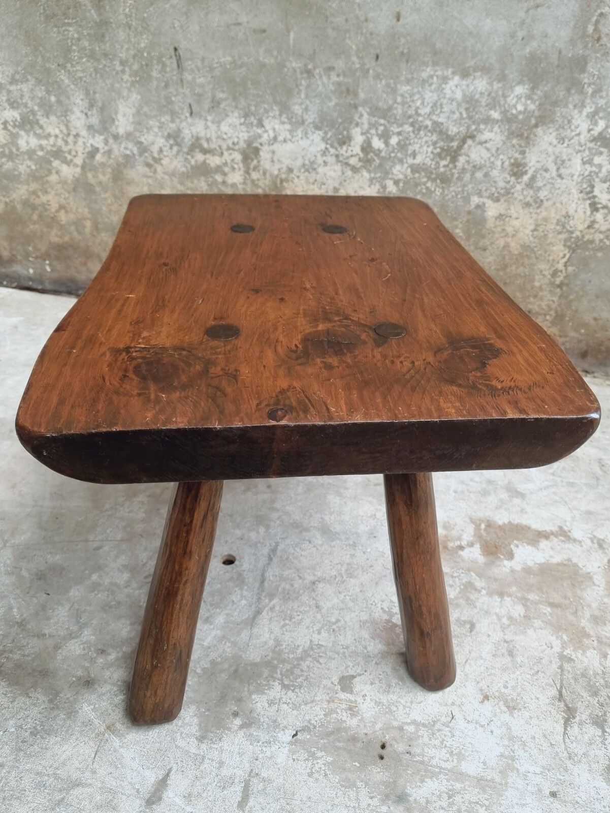 Vintage coffee table brutalist design Paris