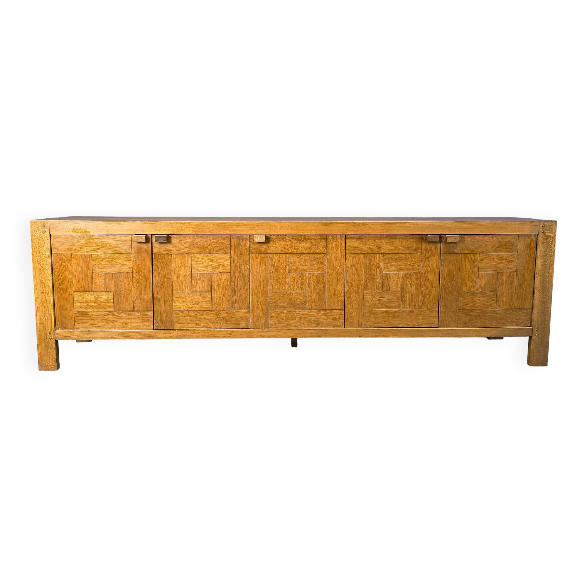 Vintage graphical sideboard by Frans Defour for Defour, 1970s