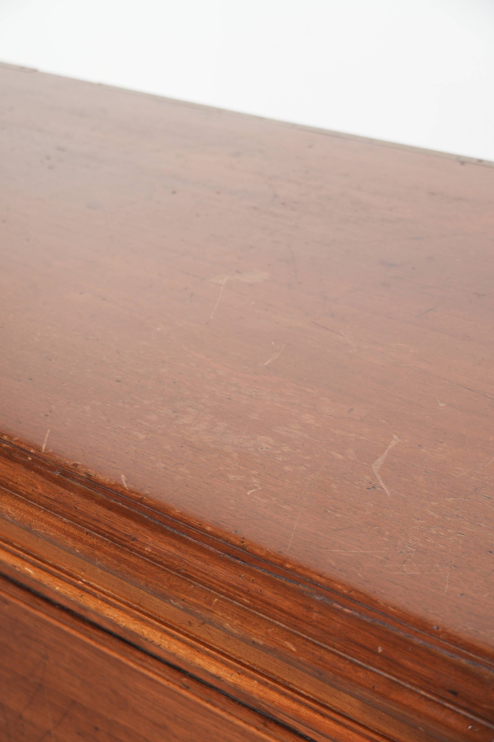 Large antique English shop counter / fabric counter from the 19th century
