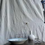 Large fruit bowl, classic French glass dish