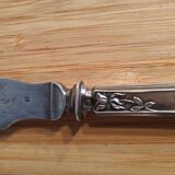 Solid silver cheese knife