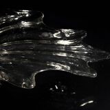 Large Murano Crystal Glass Centerpiece Bowl