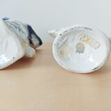 Set of 3 cone vases, groom's vases