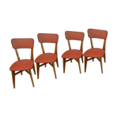Suite de chaises vintage années 50