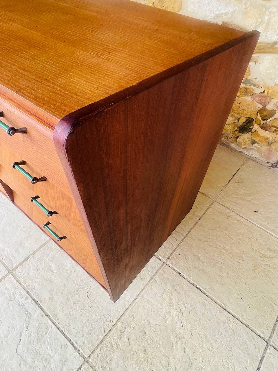 Vintage enfilade in ash and mahogany circa 1950s