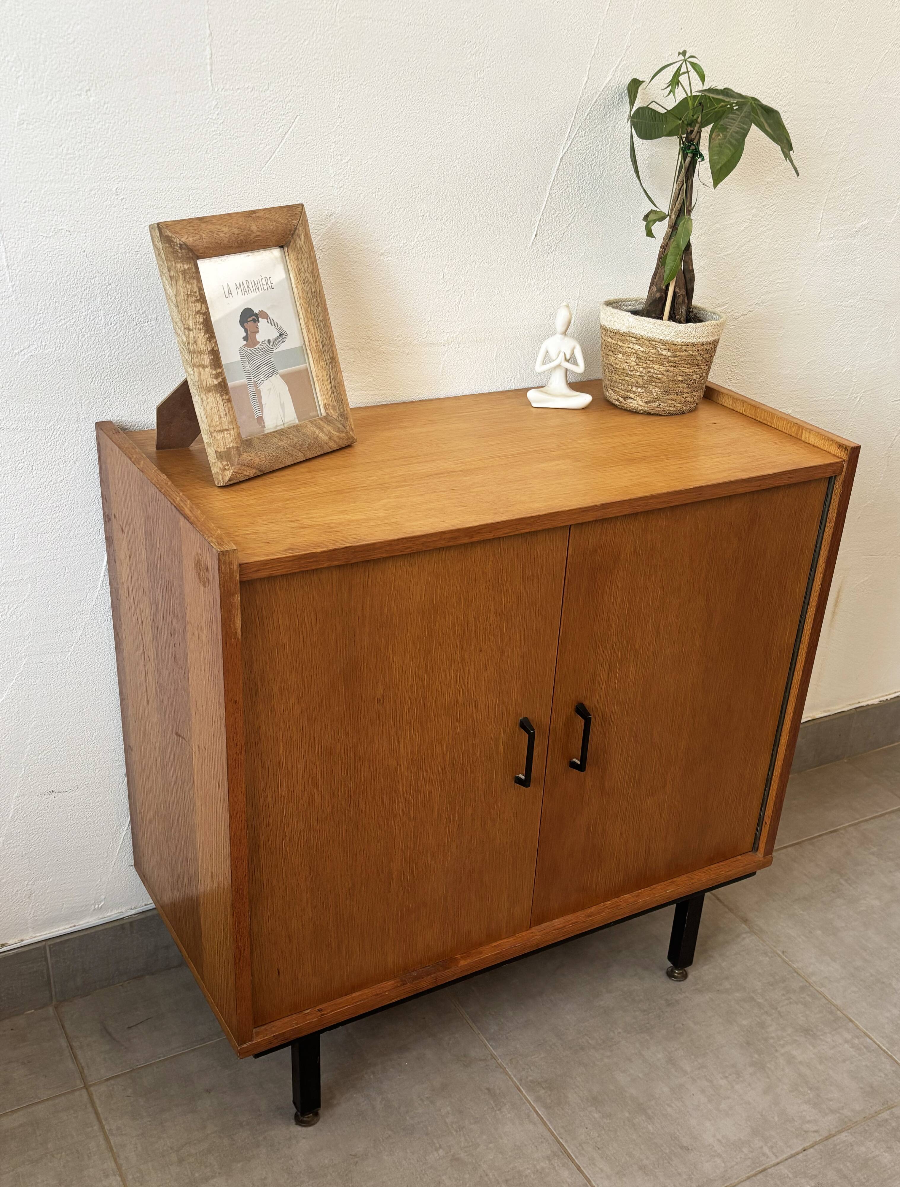 Buffet vintage en chêne, années 60