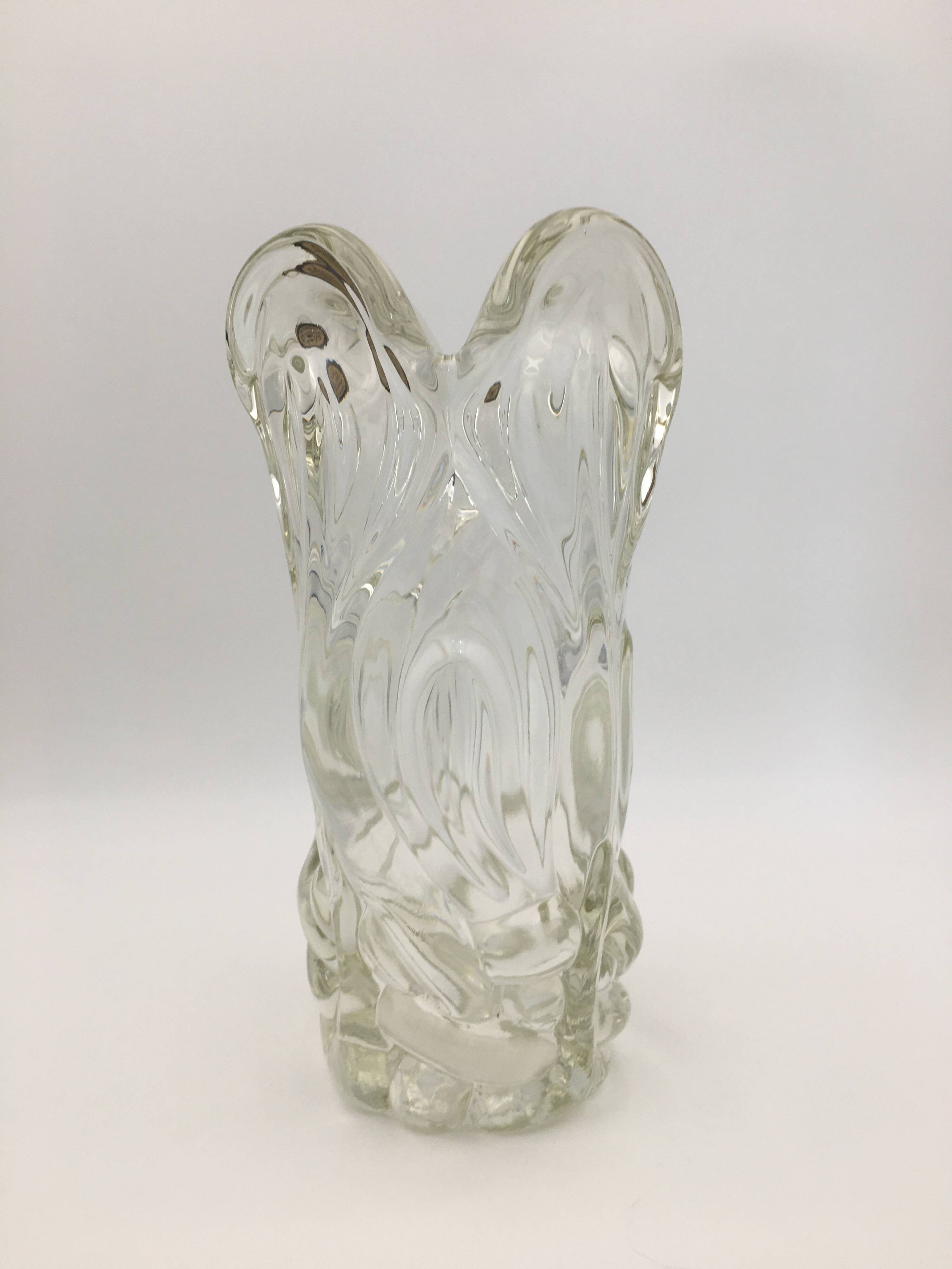 Lux Glass vase, Austria - 1960s