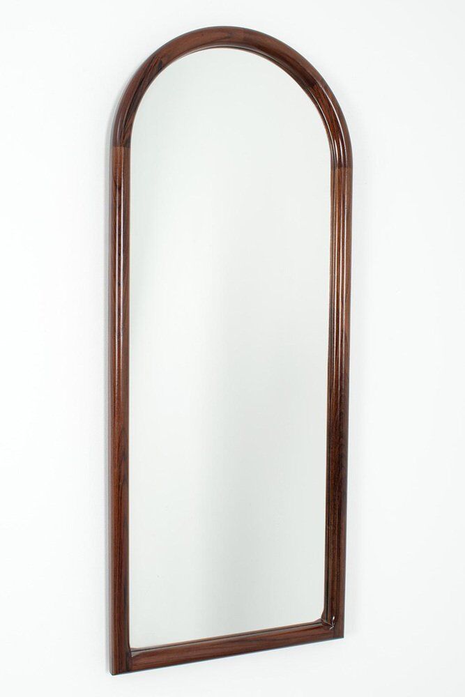 Mirror with Wooden Frame, Vildbjerg, 1970s