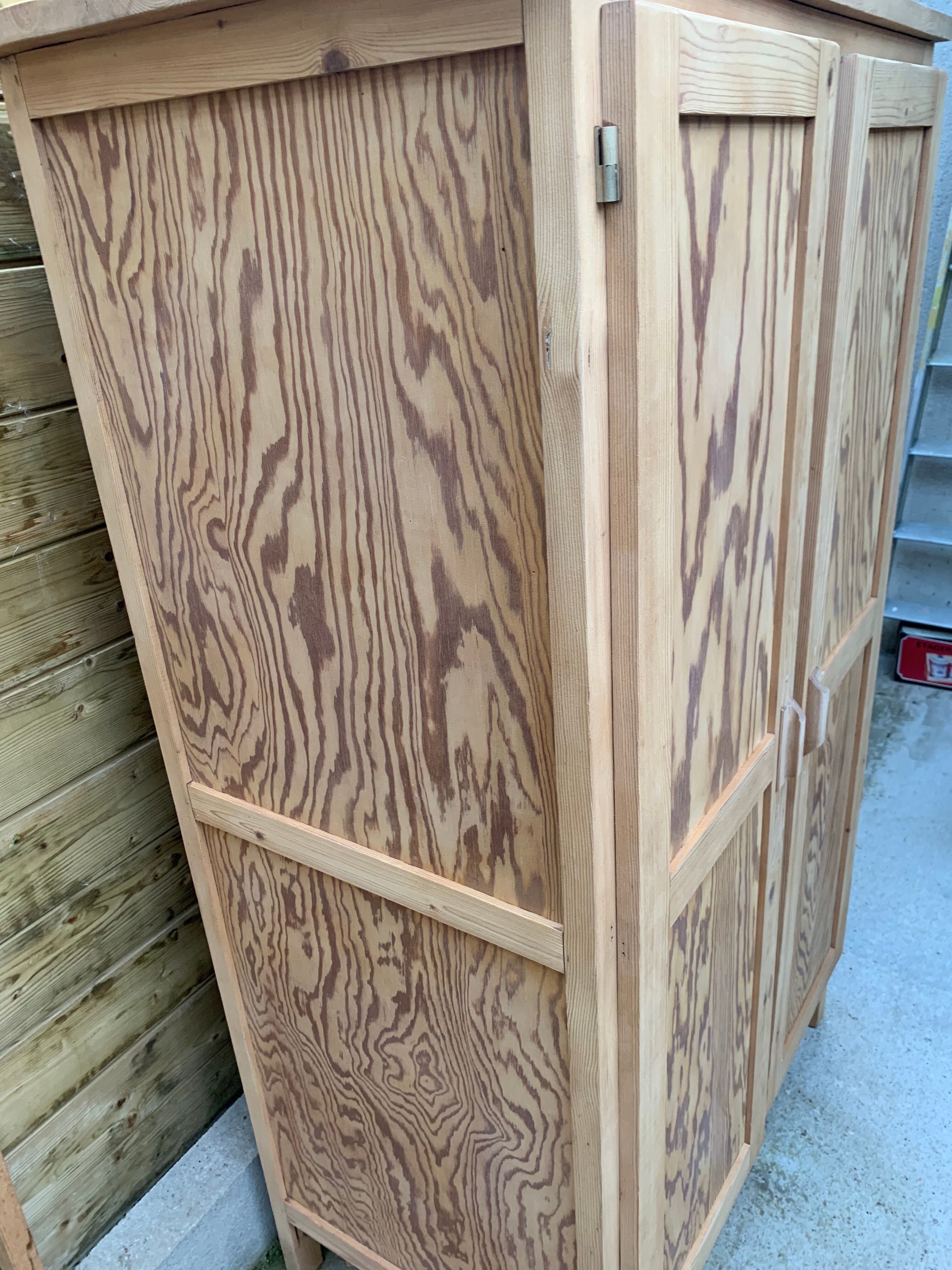 Parisian pine wardrobe