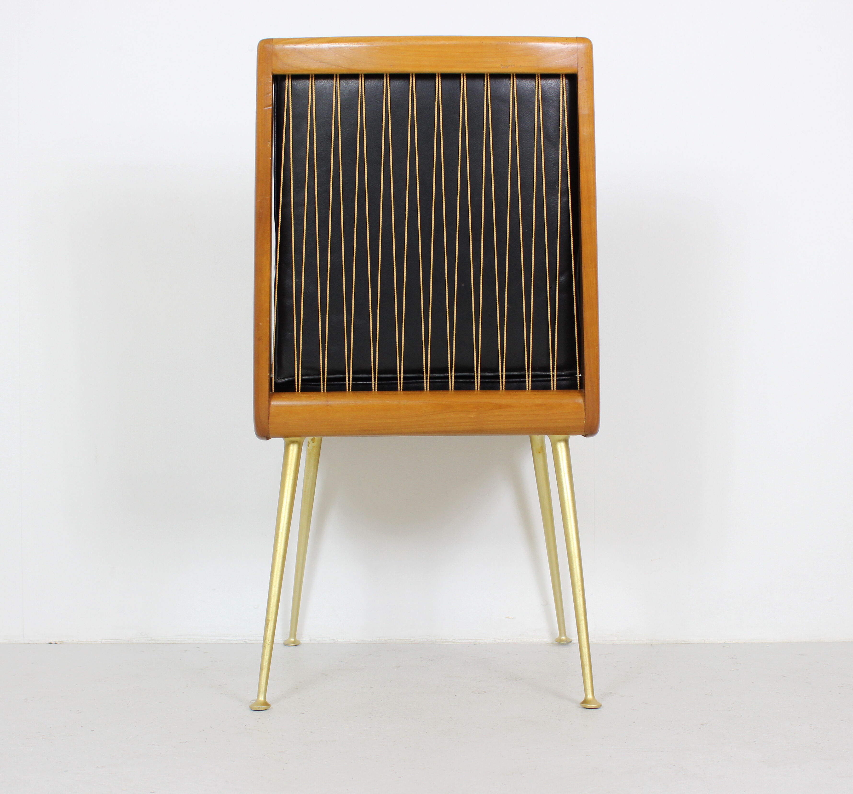 Pair of Boomerang Easy Chair by Hans Mitzlaff for Eugen Schmidt in Leather