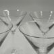 Set of 4 martini glasses