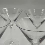 Lot de 4 verres à martini