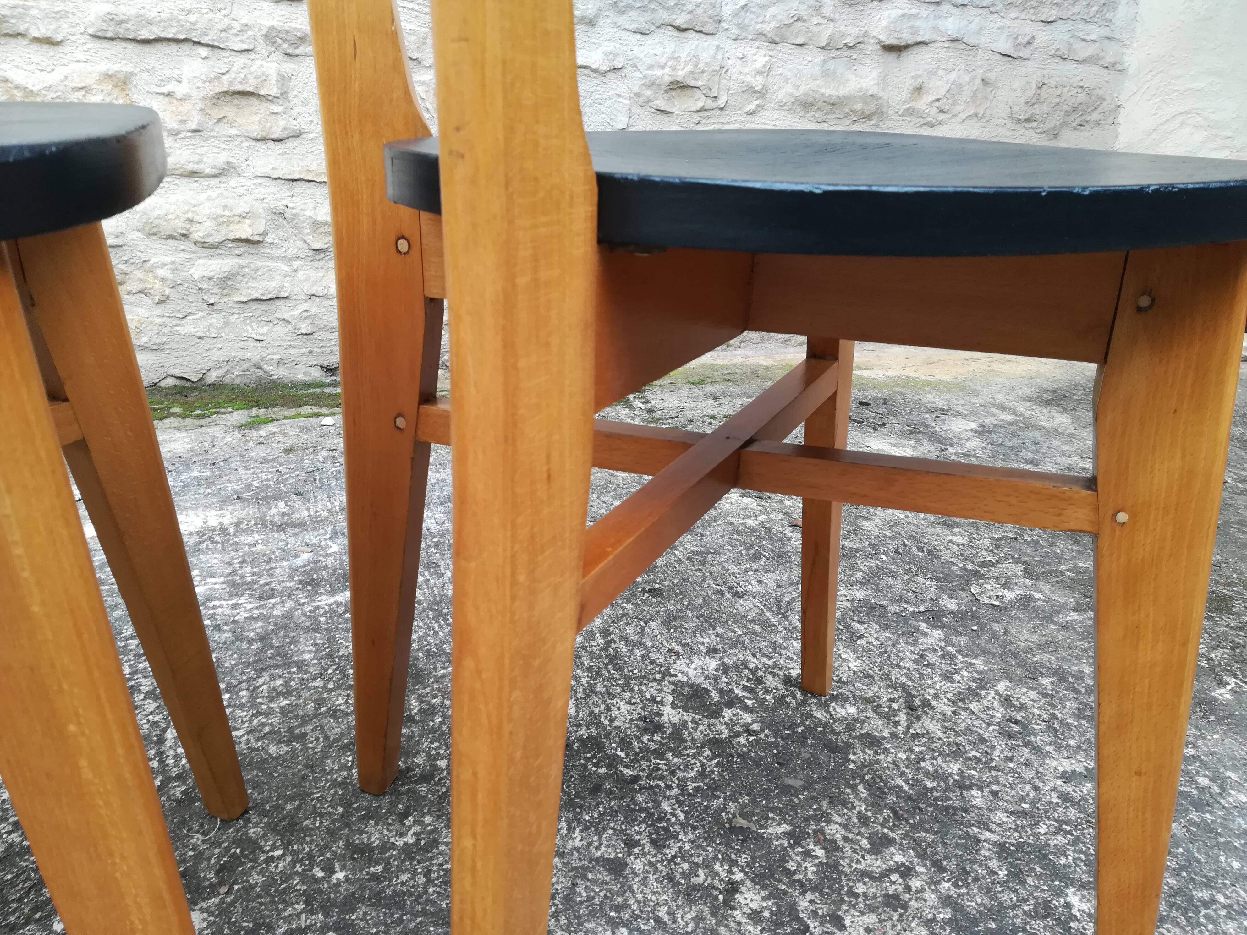 Set of 12 bistro chairs