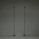 Set of 2 floor/ wall lamps by Bjart Veenendaal, 1980s The Netherlands.