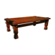 Brutalist solid oak coffee table from the 1950s