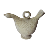 Old grey terracotta jug