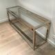 Large chrome console