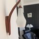 Teak wall lamp Uno and Osten Kristiansson 60'