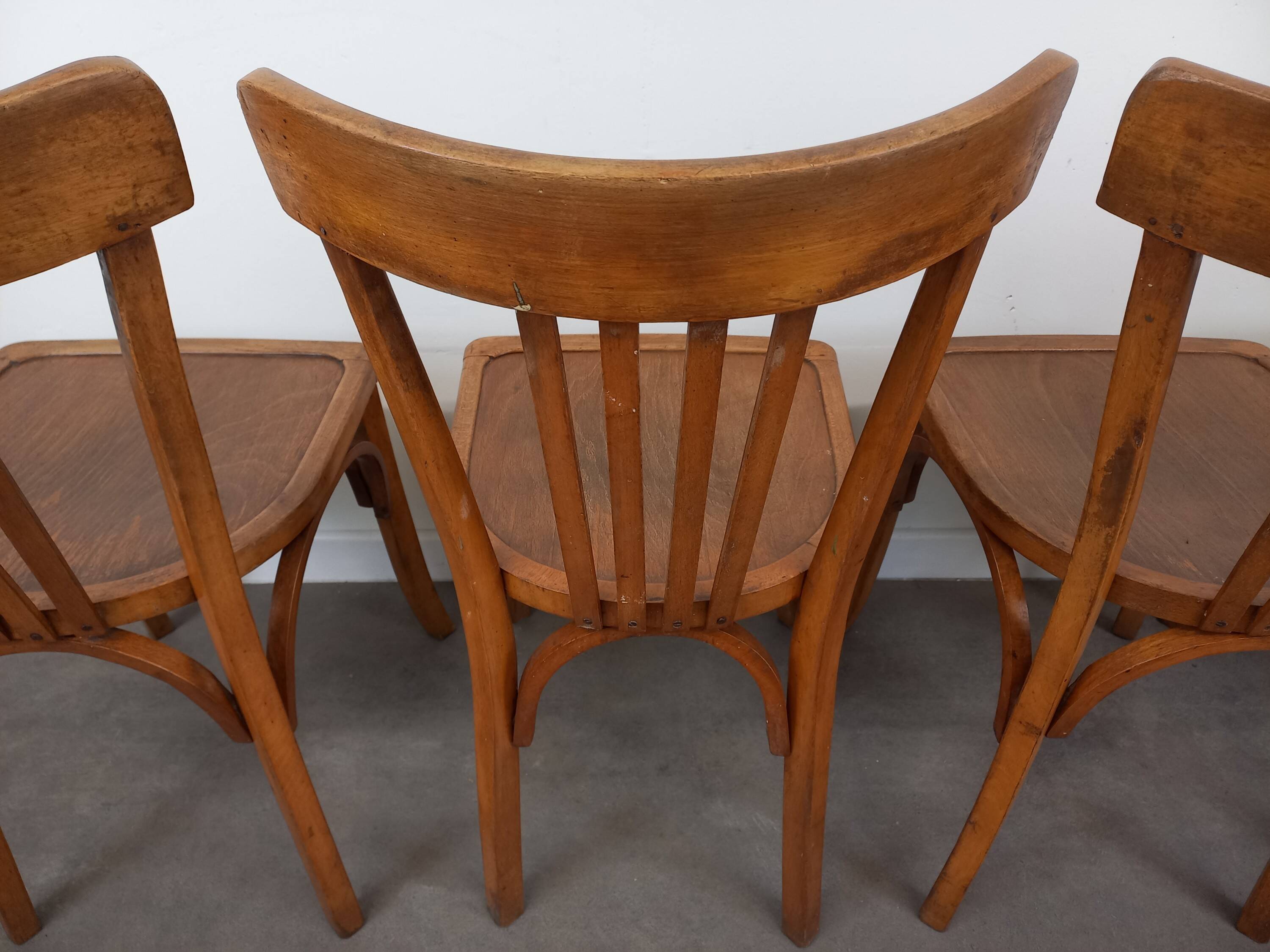 Chaises bistrot Luterma, set de 4
