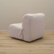 Beige armchair, Italian design, 1970s, production: Italy