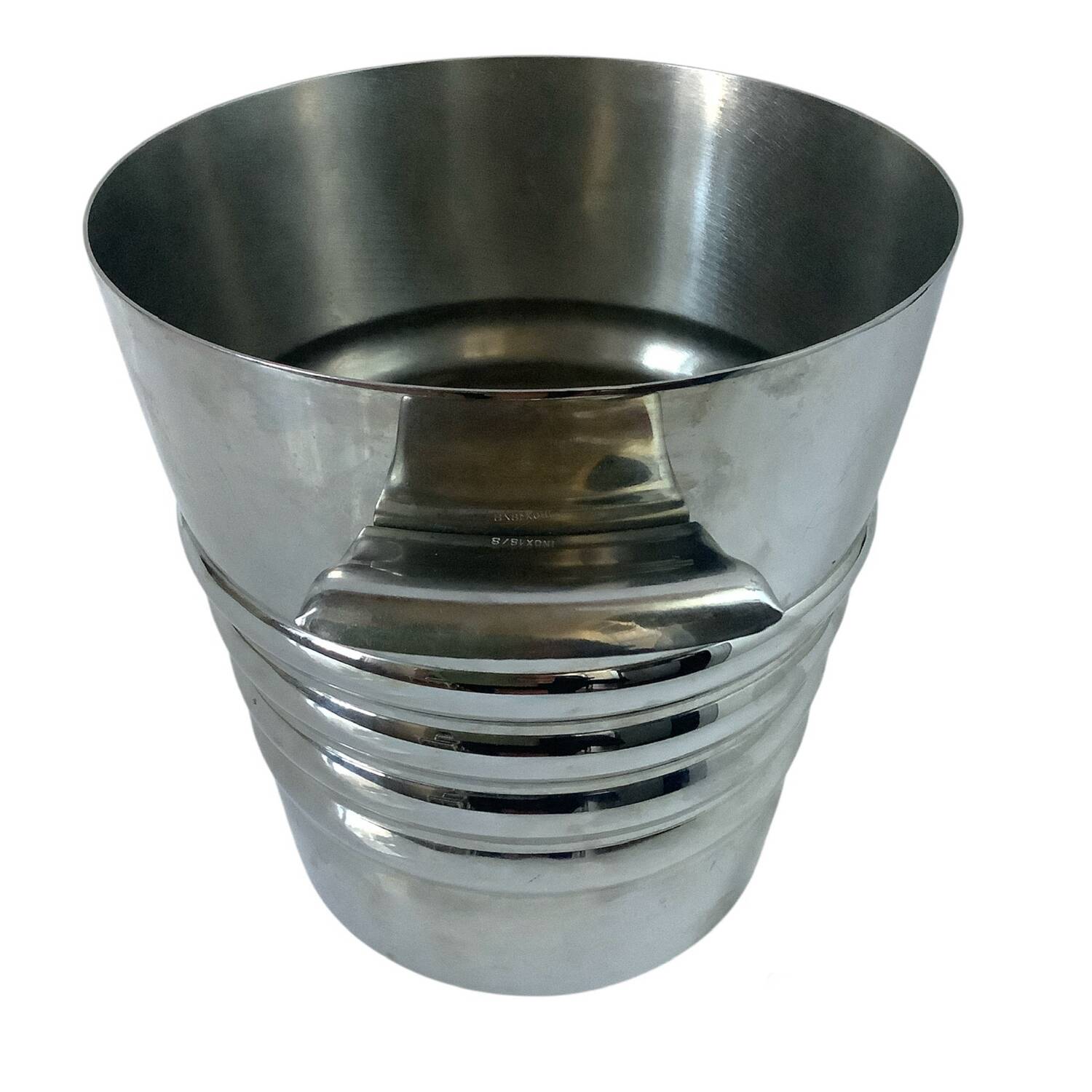 Vintage stainless steel champagne bucket – Years