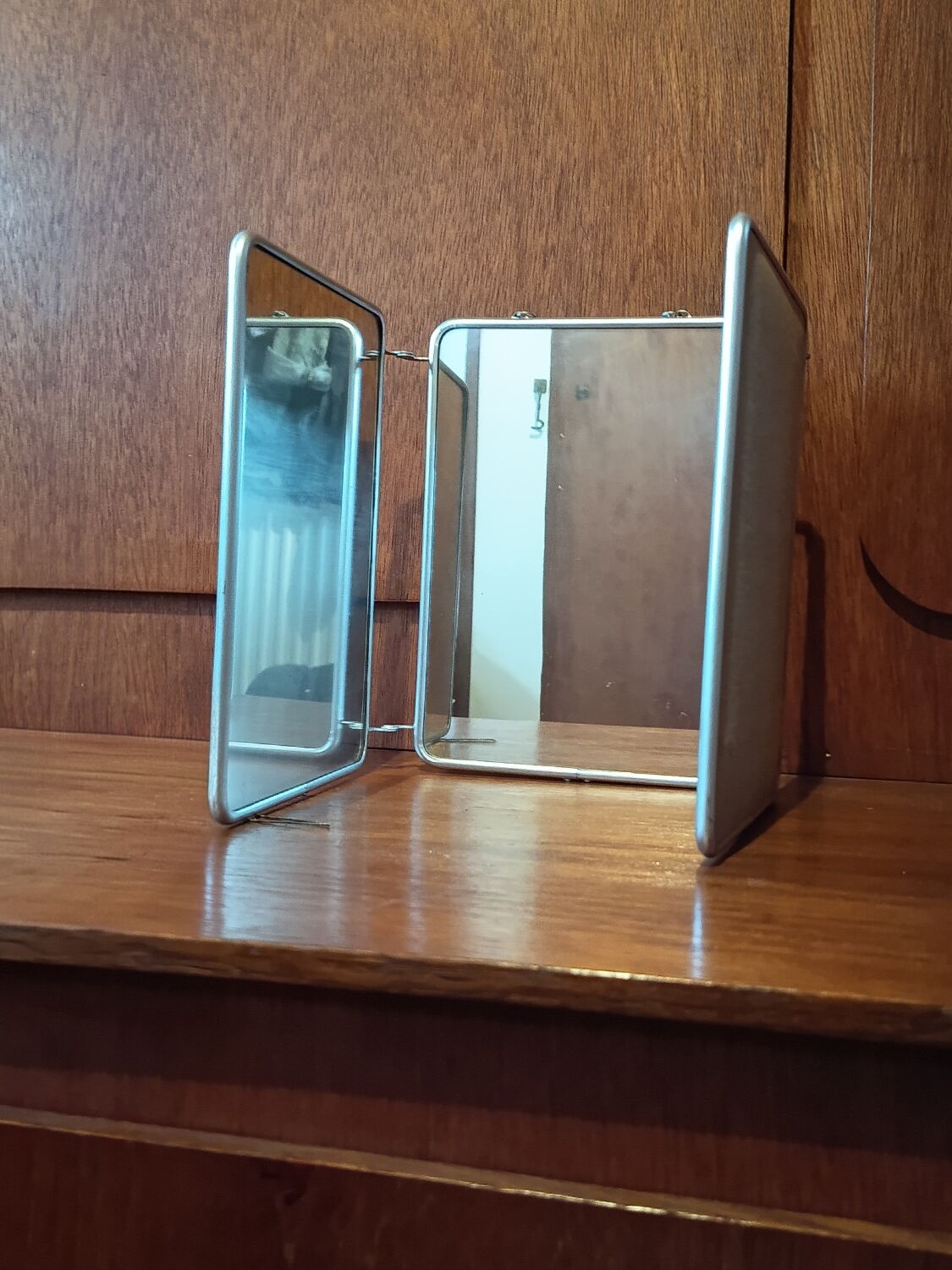 Barber mirror triptych