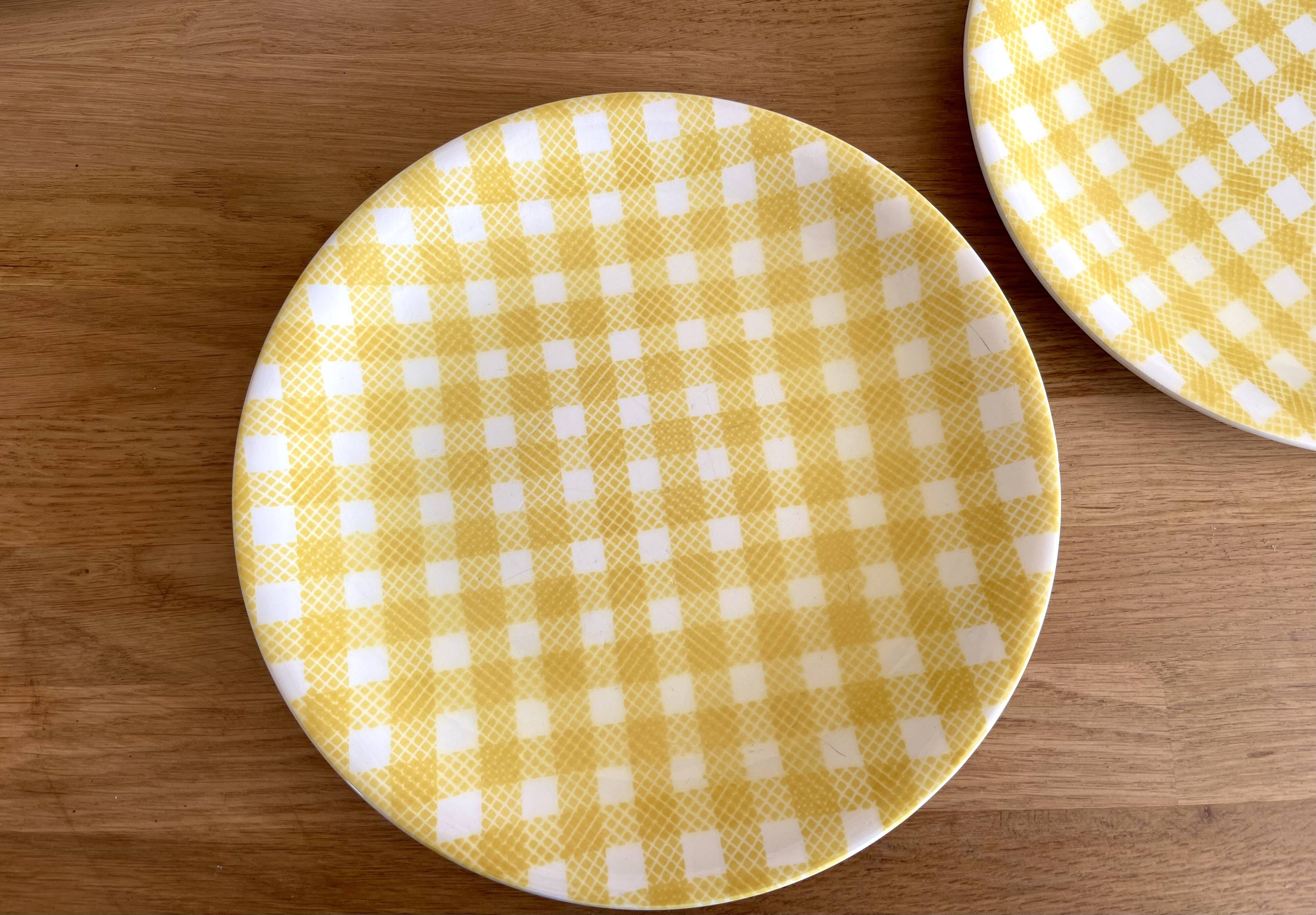 3 plates Salins France 1970