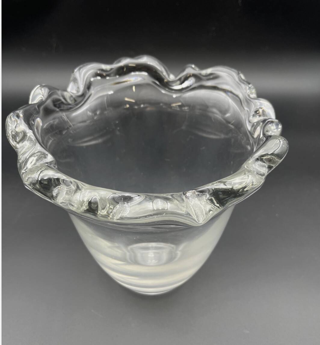 Large Daum crystal vase, France, 20th century - 656015