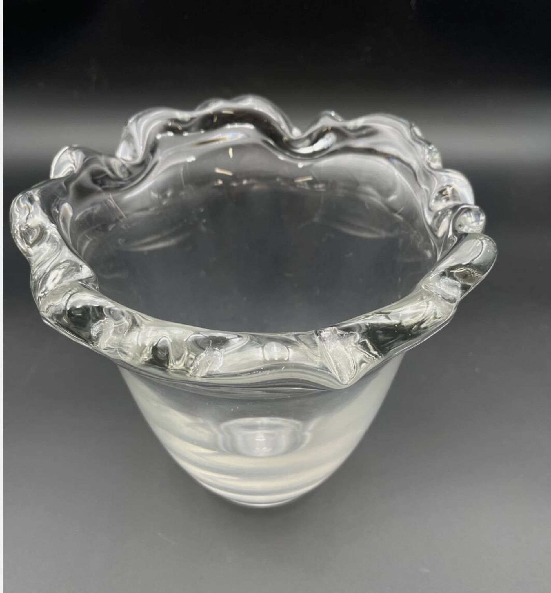 Large Daum crystal vase, France, 20th century - 656015