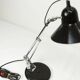 Aluminor 1960 black and chrome lamp Made in France