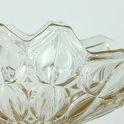 Large Pressed Glass Bowl, Tulip Collection Hermanowa Hut, 1957