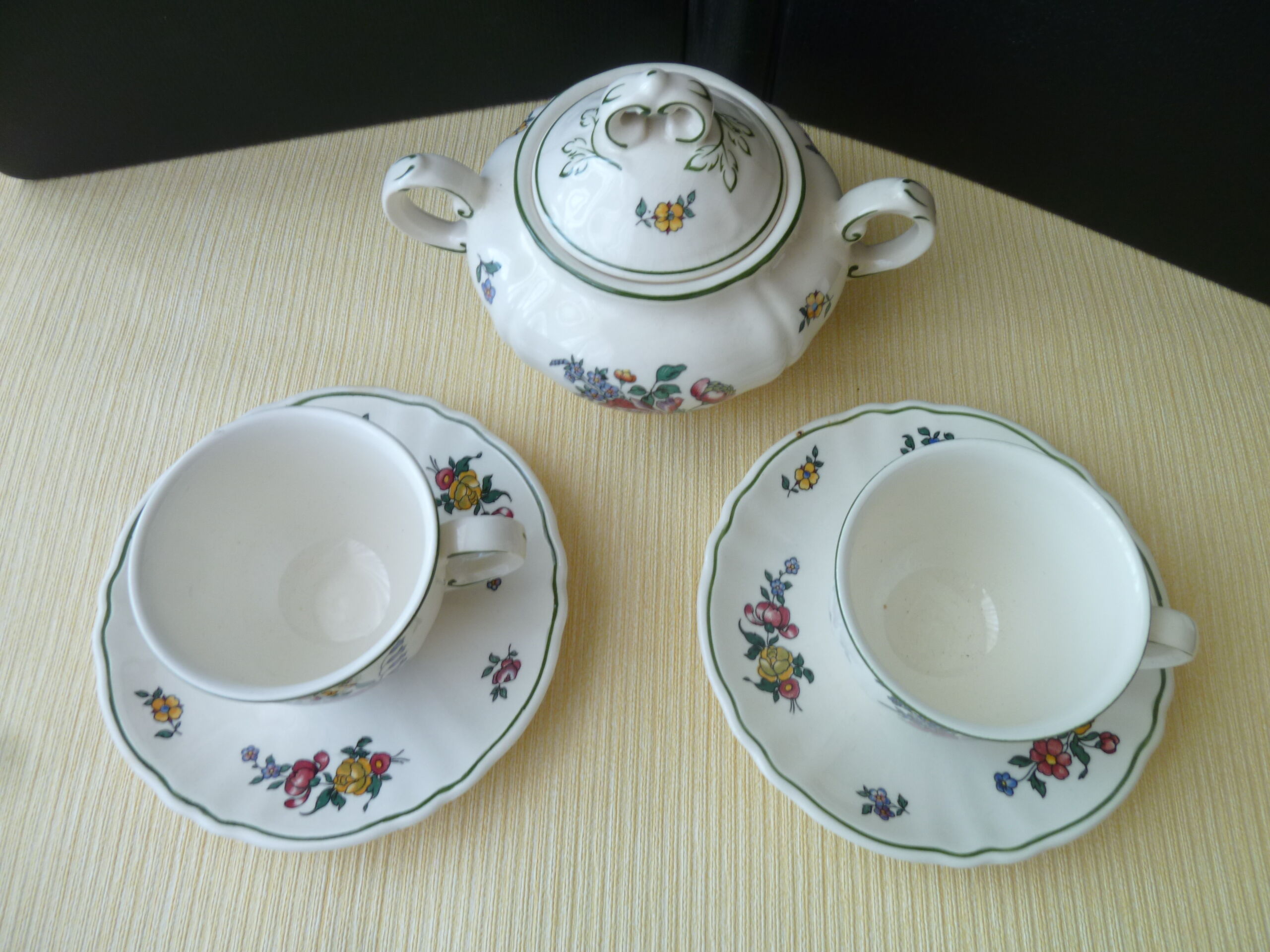 2 cups coffee set Villeroy Boch Model "Old Strasbourg"