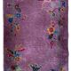 Chinese Art Deco handmade antique carpet 67cm x 124cm) 1920s