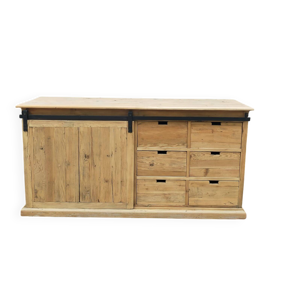 enfilade bois rénové