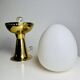Model B-225/M Brass & Milk Glass Table Lamp By Hans-Agne Jakobsson For Markaryd Ab, Sweden 1960S