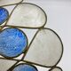 Abat-jour en nacre bleu