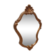 Golden baroque mirror  - 50x32cm