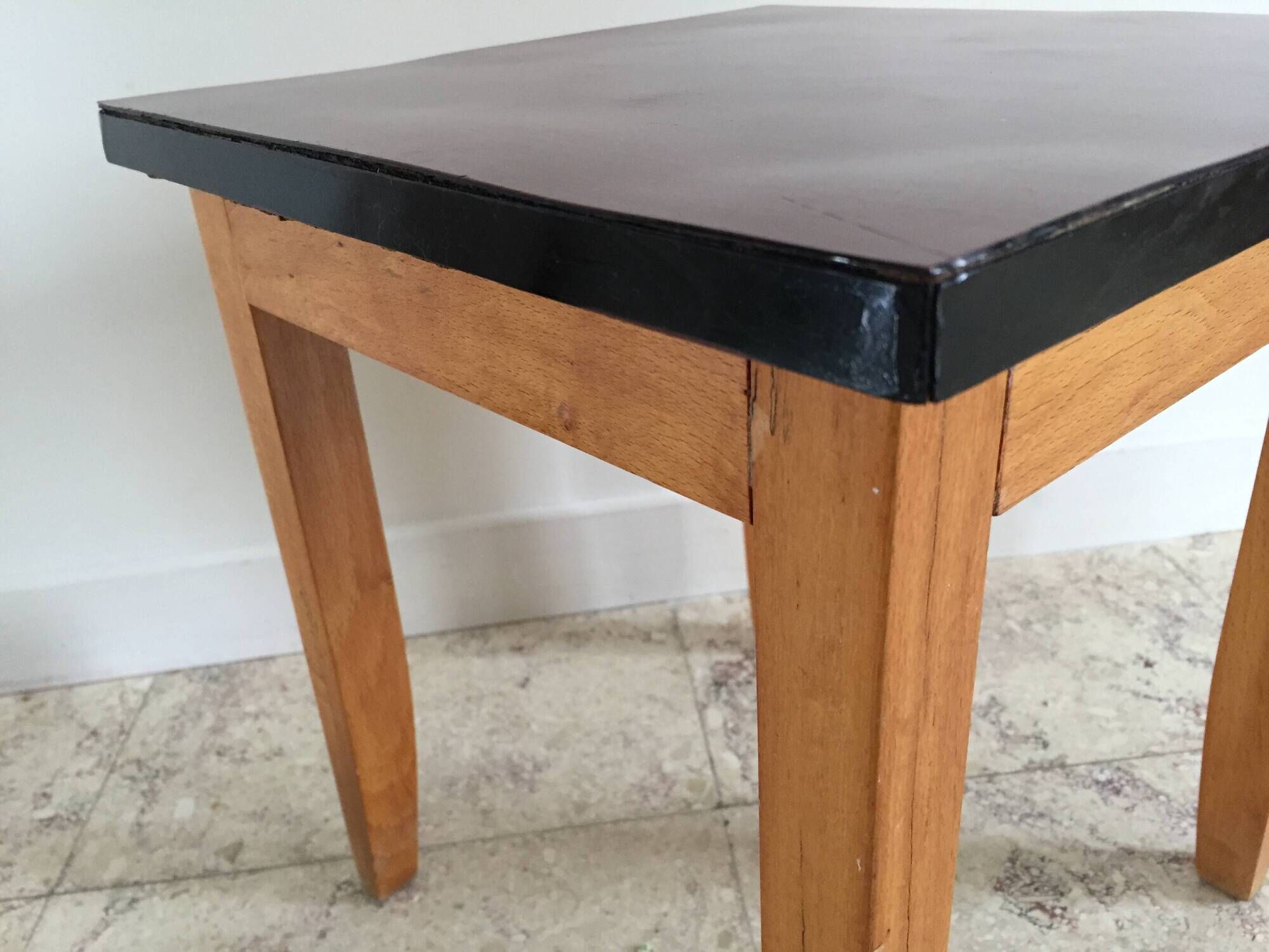Vintage Formica Coffee Table Stool