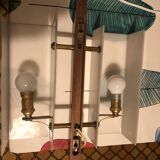 Scandinavian double wall lamp 60s