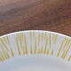 7 dessert plates 50s zebra yellow décor