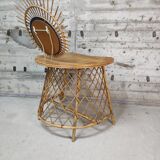 Vintage rattan dressing table