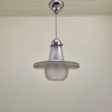 Mercurized and sandblasted glass suspension