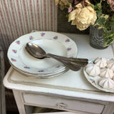 4 Vintage deep plates made in France Digoin Sarreguemines