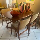 Table scandinave en teck 1970s