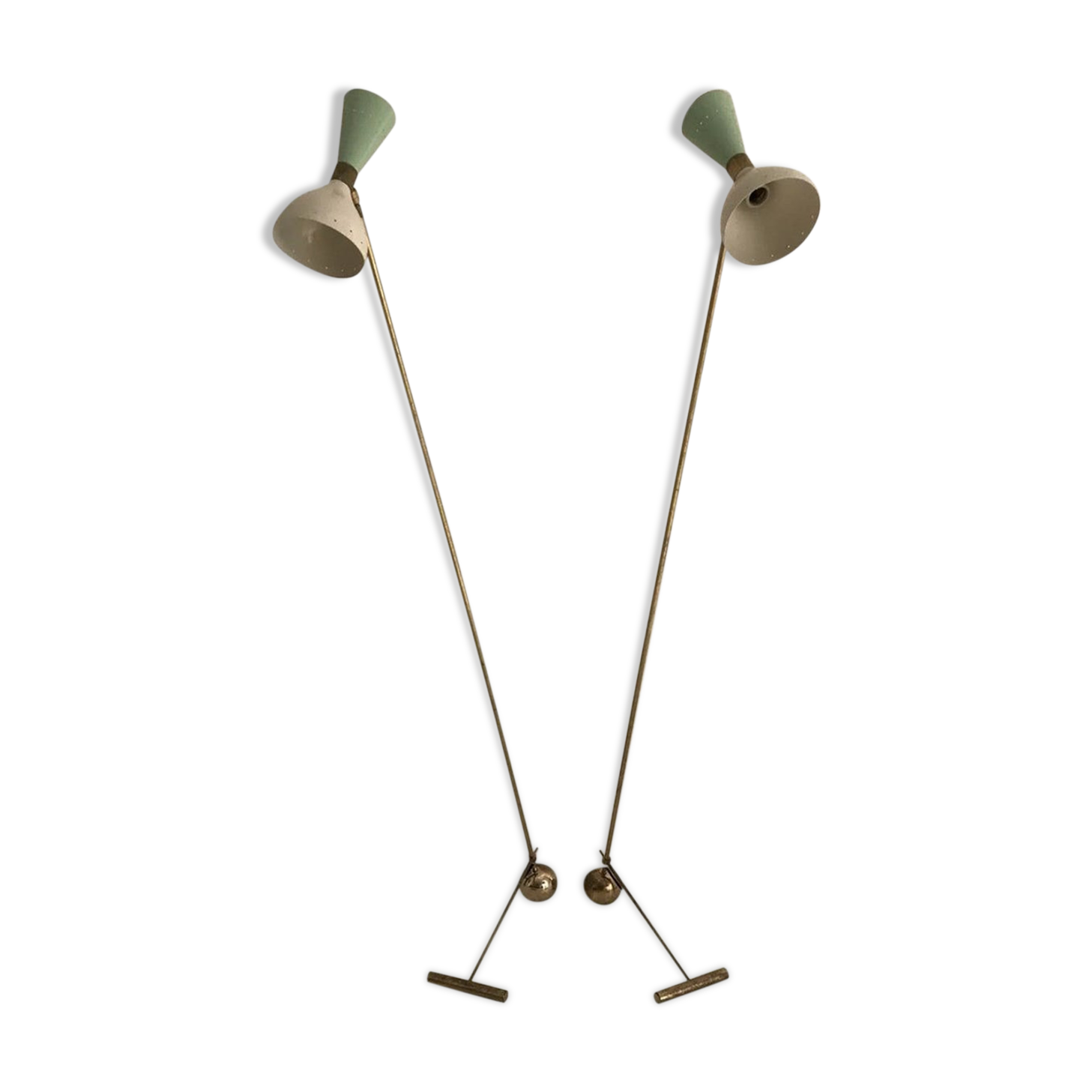 Pair of standing lampposts from the 1950s