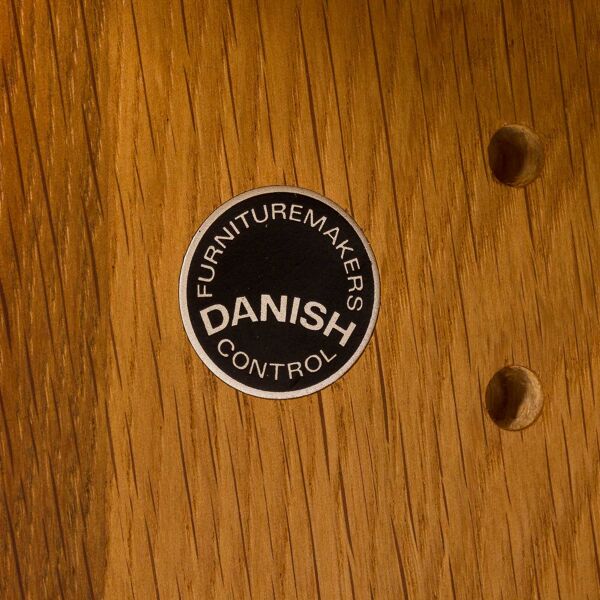 Meuble mural en teck avec meuble bar Hansen et Guldborg, Danemark, années 1950