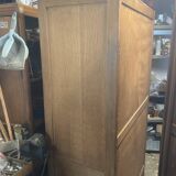 Parisian administrative cabinet from the 1950s. Blond oak.